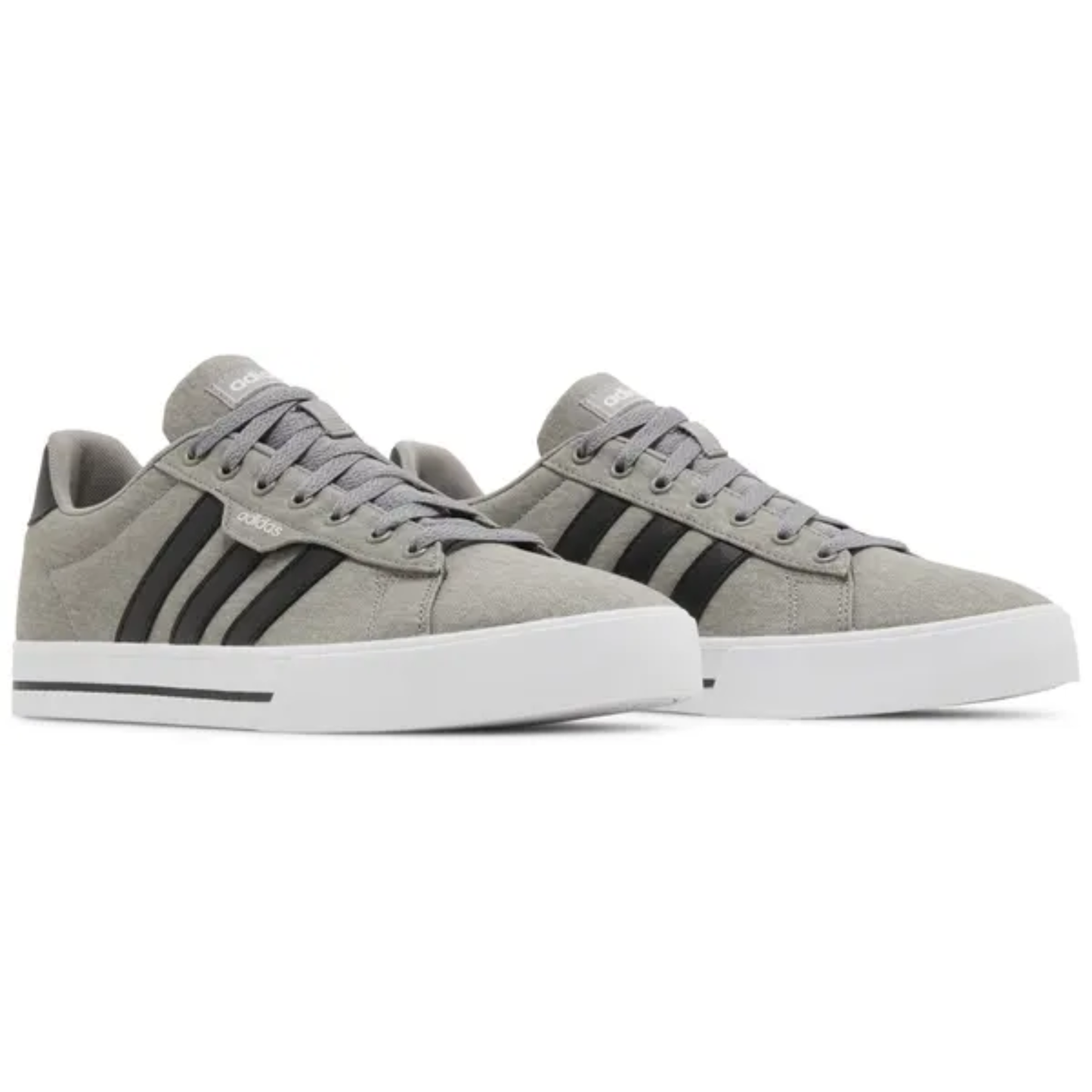 Adidas Men's Grey Daily 3.0 Sneakers, FW3270 (No Box)