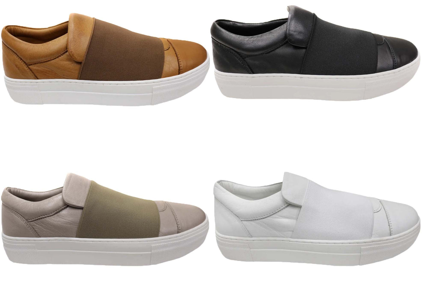 Orizonte Brig Womens Comfortable Slip On Leather Shoes