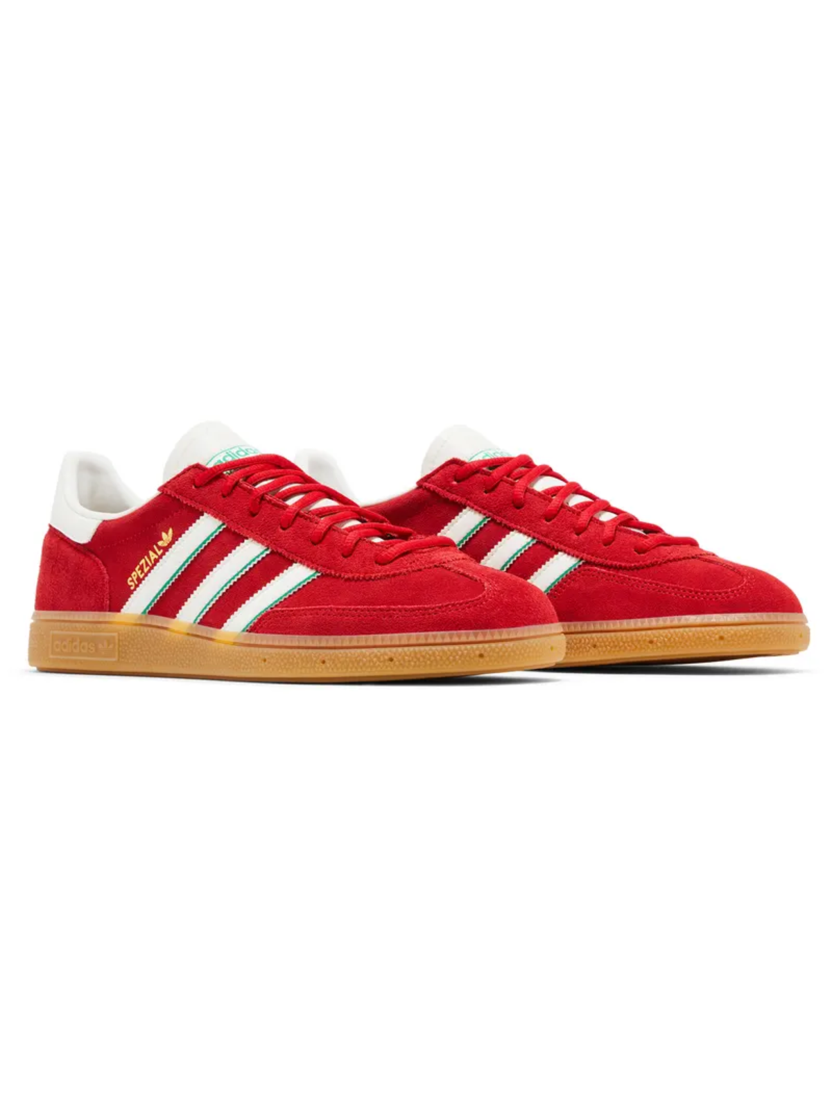 Adidas Originals Men's Handball Spezial Sneakers, Scarlet/Cloud White/Collegiate Green
, IF9531