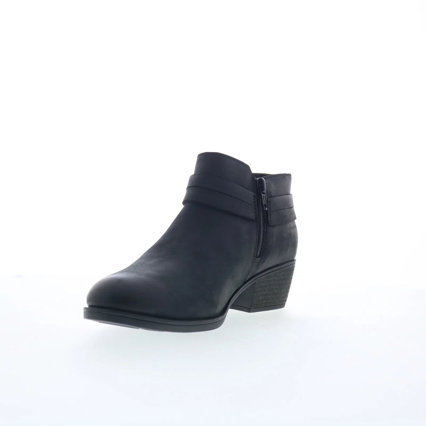 Clarks Charlten Rae 26179573 Womens Black Leather Ankle & Booties Boots