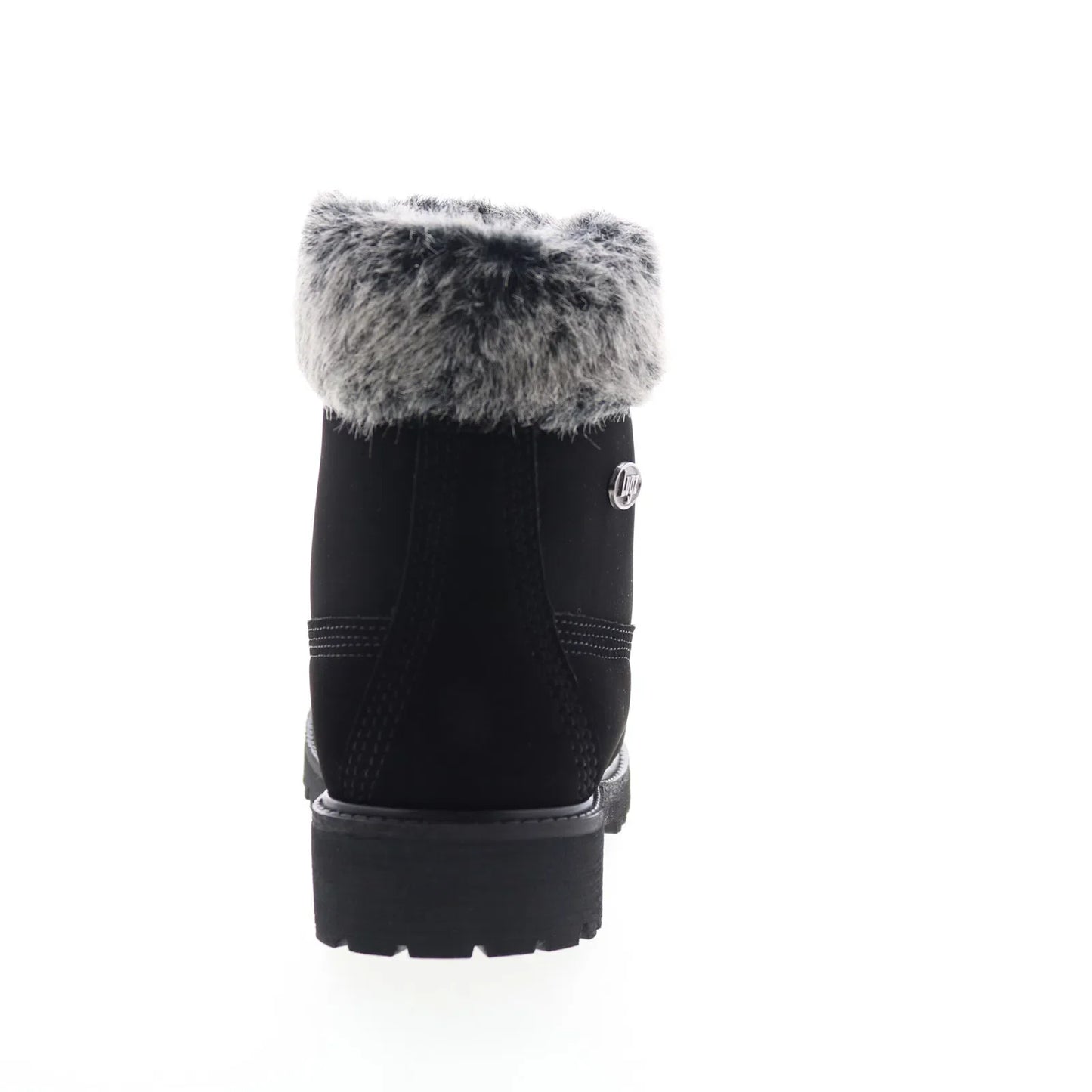 Lugz Hudson Fur WHUDSFD-001 Womens Black Synthetic Casual Dress Boots