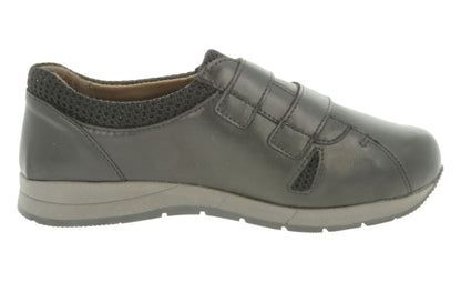 Womens Wide Fit DB Riley Leather Shoes