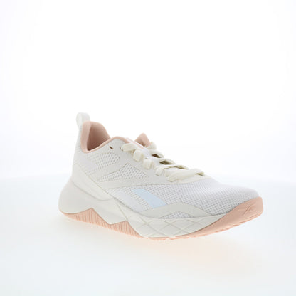 Reebok NFX Trainer Womens White Mesh Lace Up Athletic Cross Training Shoes