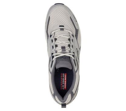 Men's Wide Fit Skechers 220034 Go Run Consistent Running Trainers - Grey/Navy - Goga Mat