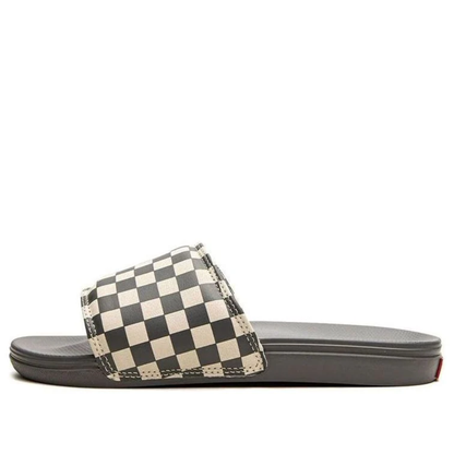 Vans Mens Black La Costa Slide-On Checkerboard, VN0A5HF588H