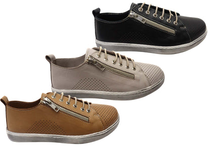 Orizonte Iris Womens European Comfortable Leather Casual Shoes