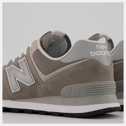 Men's Wide Fit New Balance ML574EVG Walking/Running Trainers - Exclusive - Grey ENCAP Width 4E