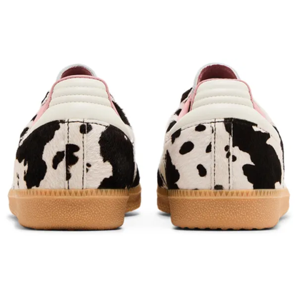 Adidas Originals Women's Brown/Cow Print Samba OG Sneakers, JR1256