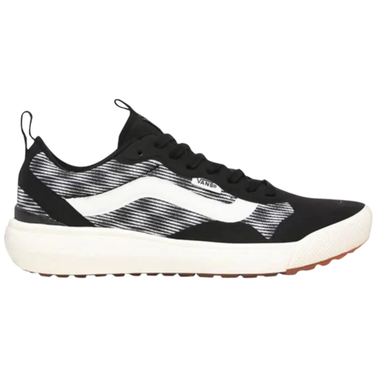 Vans Mens Black UltraRange EXO 'Blur Checker' Sneakers, VN0A4U1KXU2