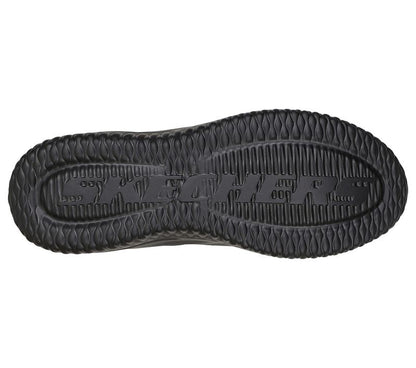 Mens Wide Fit Skechers Street Wear Delson 3.0 210308 Luxury Walking Trainers - Black