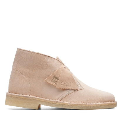 Clarks Desert Boot 26165814 Womens Beige Suede Lace Up Chukkas Boots