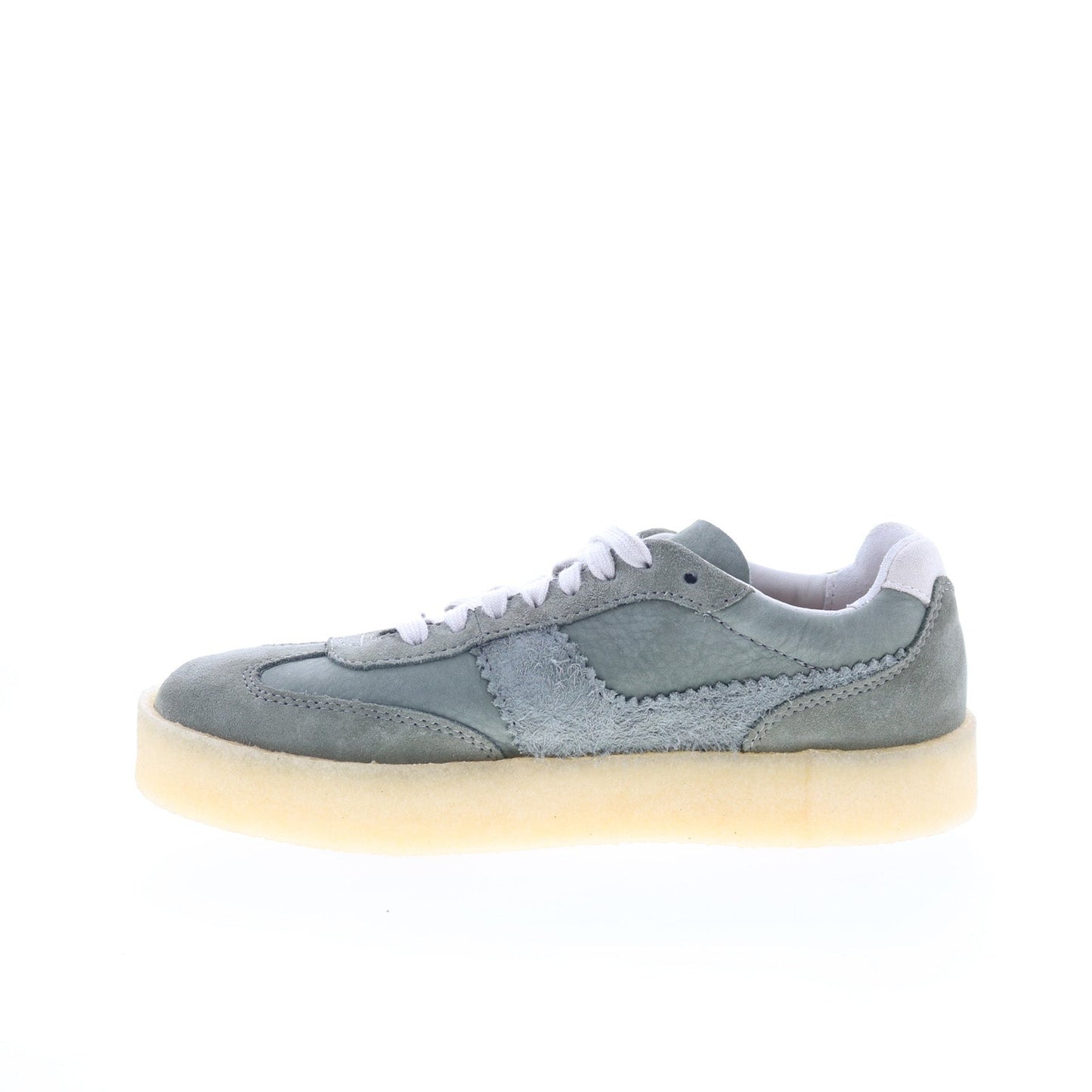 Clarks Tor 80 26178160 Womens Green Suede Lace Up Lifestyle Sneakers Shoes