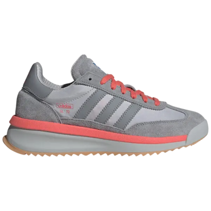 Adidas Men's Grey/Red SL72 RTN Sneakers, IH7994 (No Box)