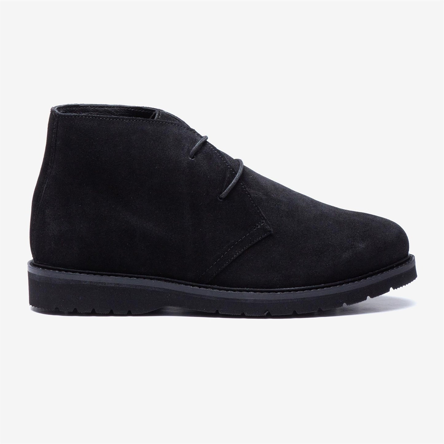 Men's Wide Fit Tredd Well William 22759 Suede Dress Boots - Black