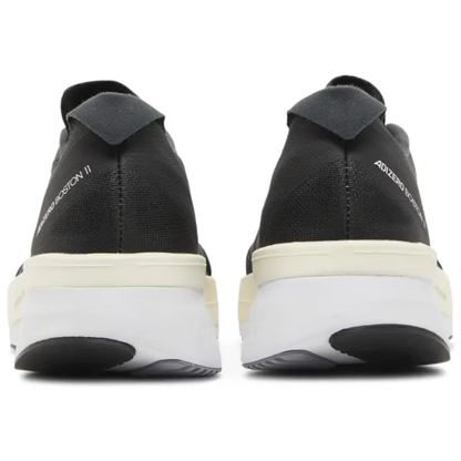 Adidas Men's Black/White Adizero Boston 11 Wide Sneakers, GV9630 (No Box)