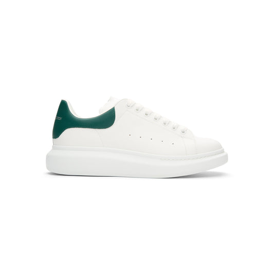 Alexander McQueen Sneaker S.Rubber (White/Phthalo green)