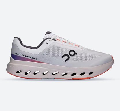Men's Wide Fit On Cloudsurfer Next Wide Training Shoes - White/Flame