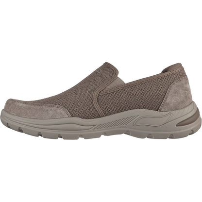 Men's Wide Fit Skechers 204509 Arch Fit Motley Ratel Slip On Trainers