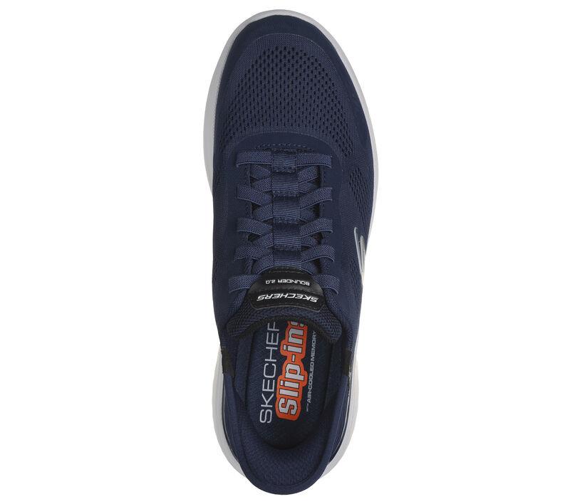 Men's Wide Fit Skechers 232459 Slip-ins Bounder 2.0 Emerged Trainers
