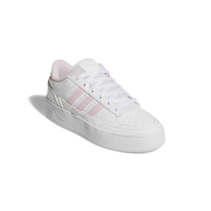 Adidas Womens White/Pink Break Start Bold Shoes, JP7523