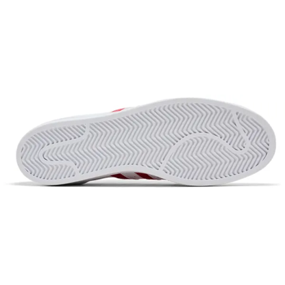 Adidas Originals Men's White/Red Superstar Sneakers, IG9367 (No Box)