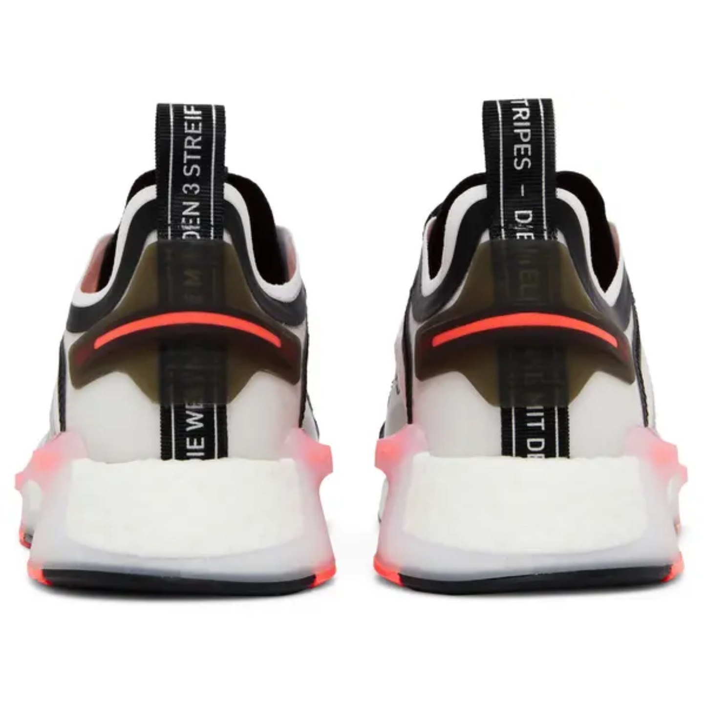 Adidas Men's White/Silver/Black NMD_V3 Sneakers, GW1860 (No Box)