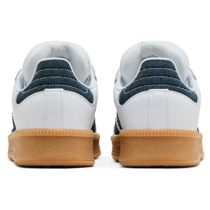 Adidas Originals Men's White/Denim Blue Samba XLG Sneakers, JQ7440 (No Box)
