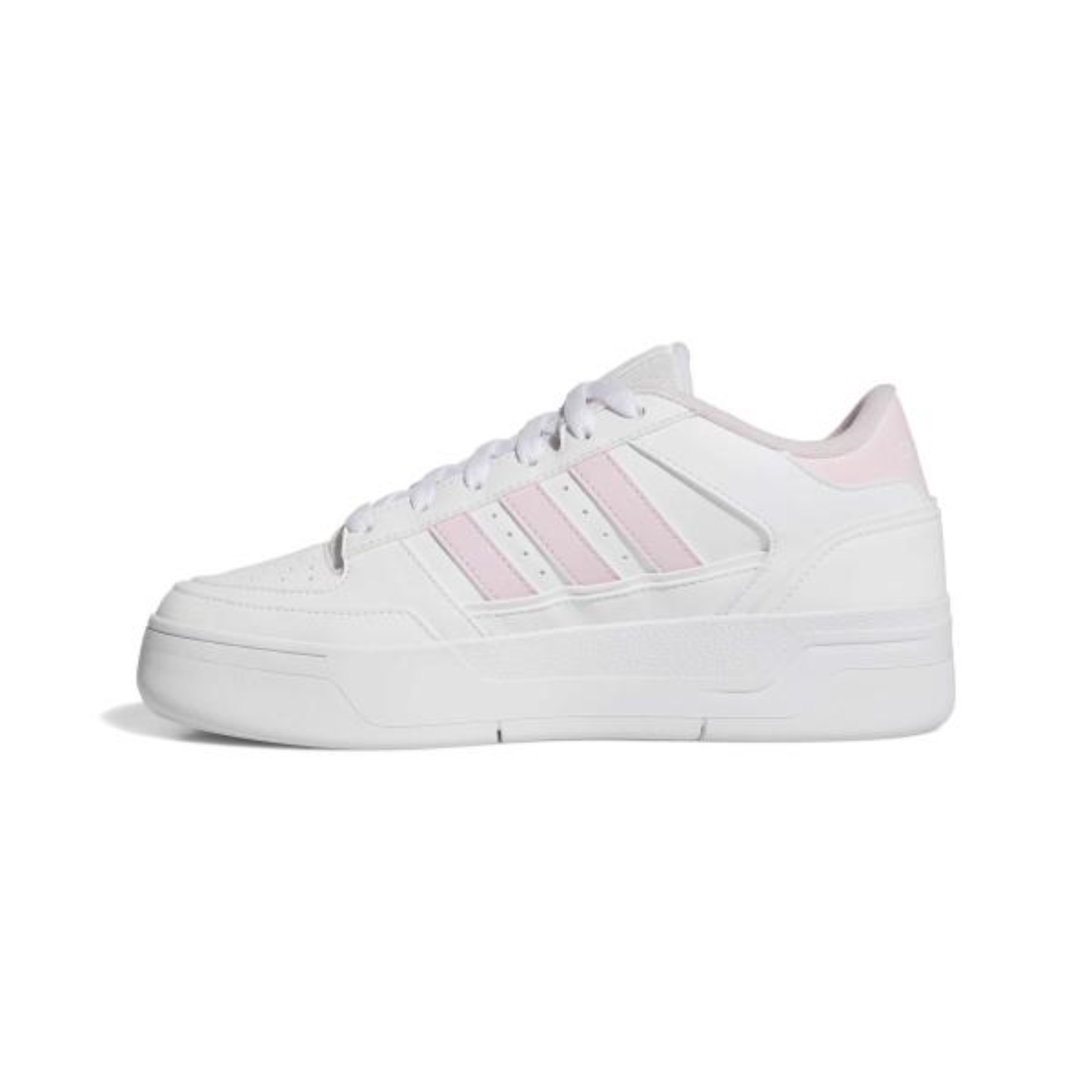 Adidas Womens White/Pink Break Start Bold Shoes, JP7523