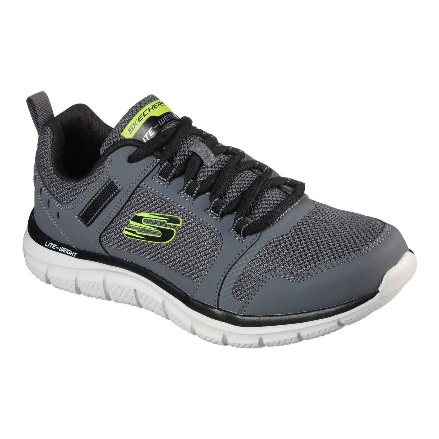 Men's Wide Fit Skechers 232001 Track Knockhill Trainers