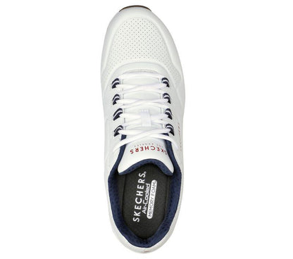 Men's Wide Fit Skechers 232181 Street Uno 2 Trainers