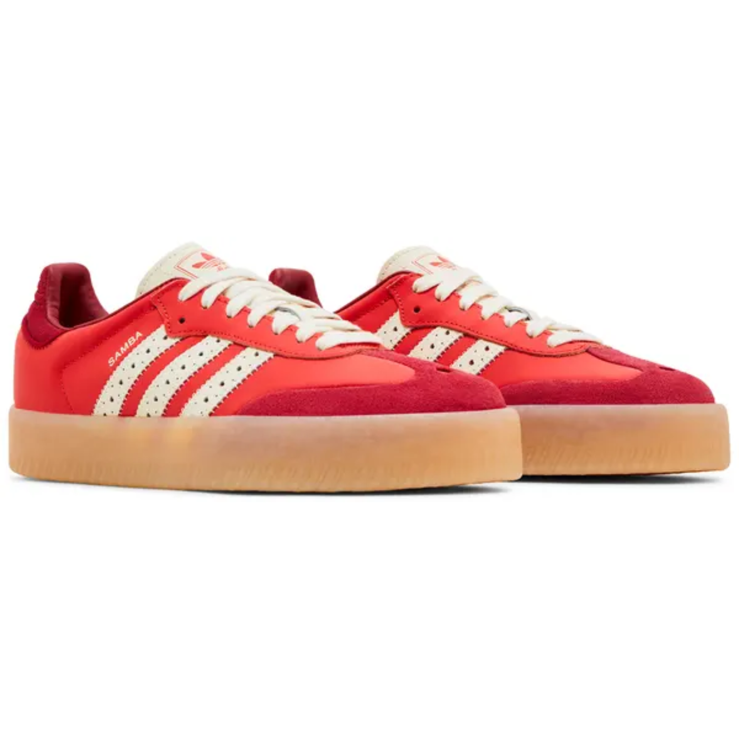 Adidas Originals Red Women's Sambae Sneakers, JH7287 (No Box)
