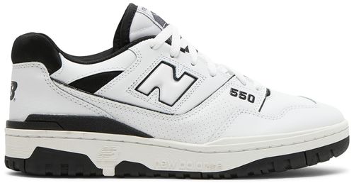 New Balance Men's Sneakers, Black and White, BB550HA1