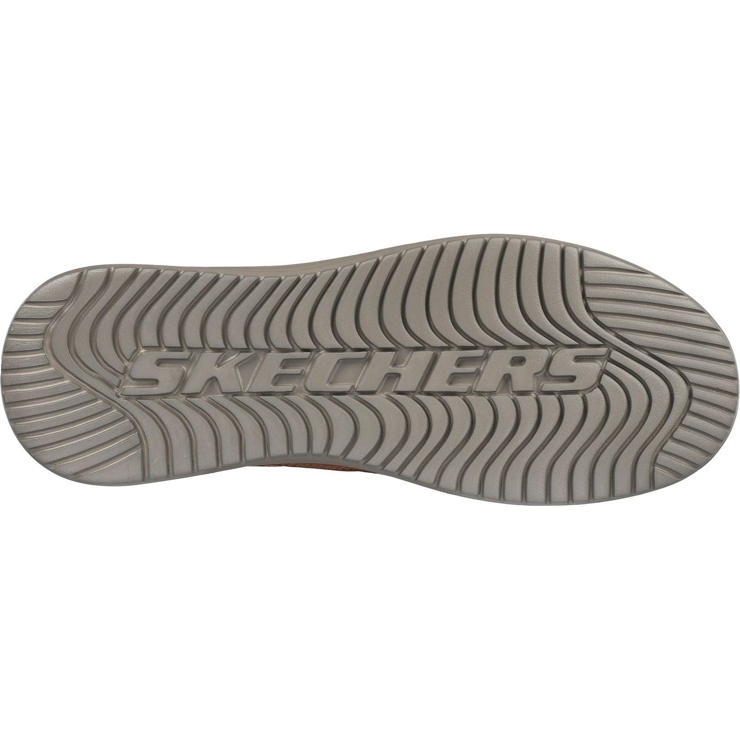 Men's Wide Fit Skechers 204875 Proven Aldeno Trainers - Dark Brown