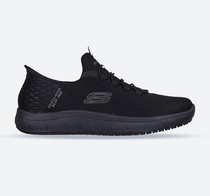 Men's Wide Fit Skechers 200205 Summits Slip-ins Colsin Work Trainers