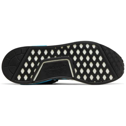 Adidas Men's Black/Active Teal NMD_R1 Sneakers, HQ4461 (No Box)
