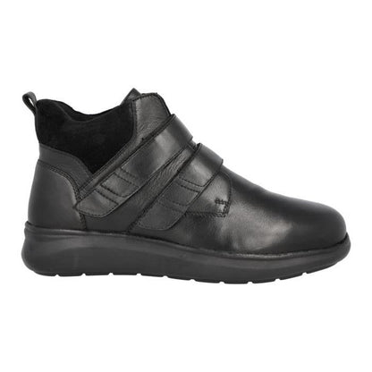Men's Wide Fit DB Solomon Boots - Black Lea / Suede