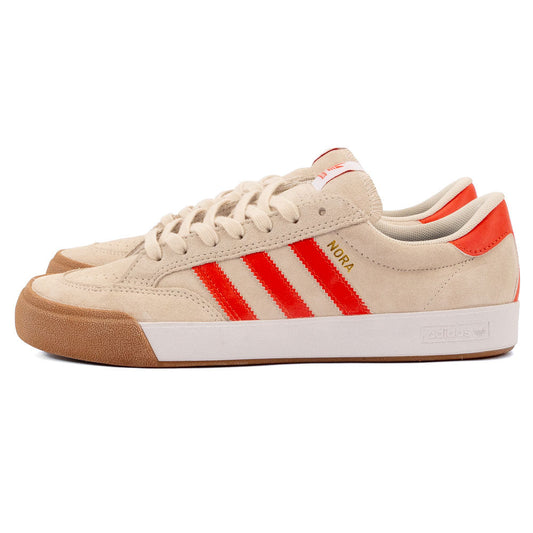 Adidas - Nora (Wonder White / Orange / Gum) *SALE