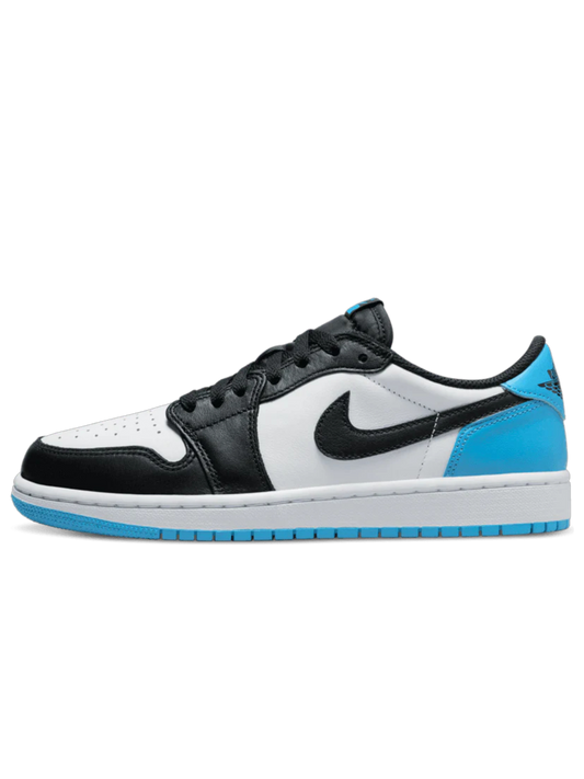 Air Jordan 1 Low Black Dark Powder Blue