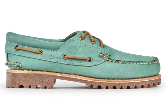 Timberland Authentic 3 Eye Lug - Medium Green Nubuck