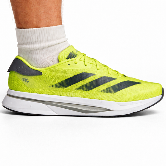 Adidas Men's Green Adizero SL2 'Lucid Lemon' Sneakers, IE1054 (No Box)