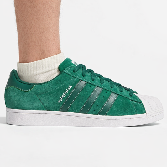 Adidas Men's Green Superstar ADV Sneakers, JQ1103 (No Box)