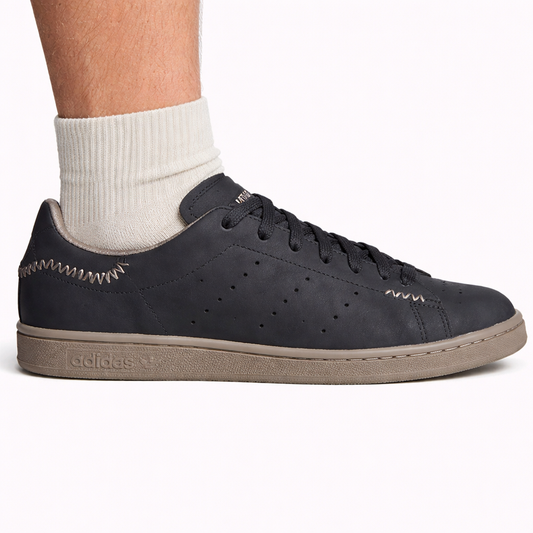 Adidas Originals Men's Black/Brown Stan Smith Recon Sneakers, IG2476 (No Box)