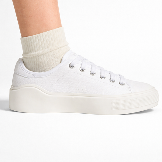 Adidas Women's White Stella McCartney x Adidas Court Shoes, HQ8675 (No Box)