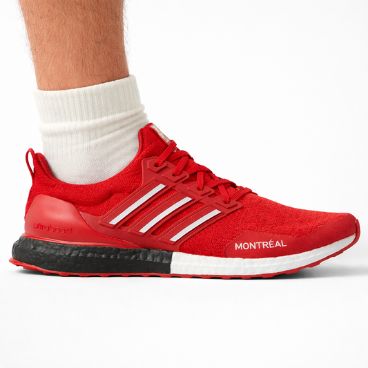 Adidas Men's Red UltraBoost DNA 'Montreal' Sneakers, FY3426 (No Box)