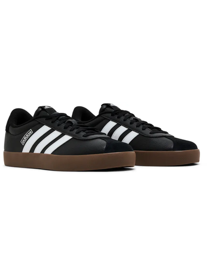 Adidas Men's VL Court Sneakers, Black, ID6286