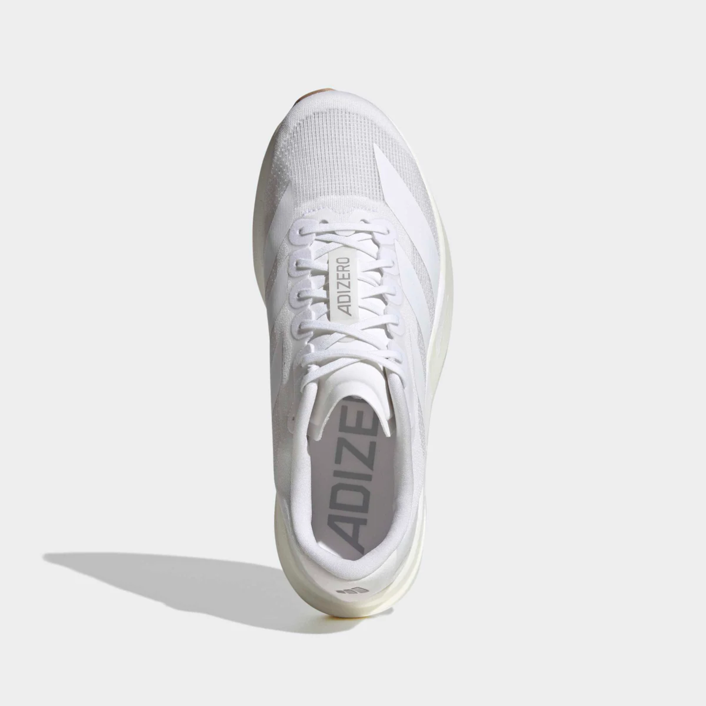 Adidas Men's Cloud White/Warm Sandstone Adizero Evo SL Sneakers, KI6923