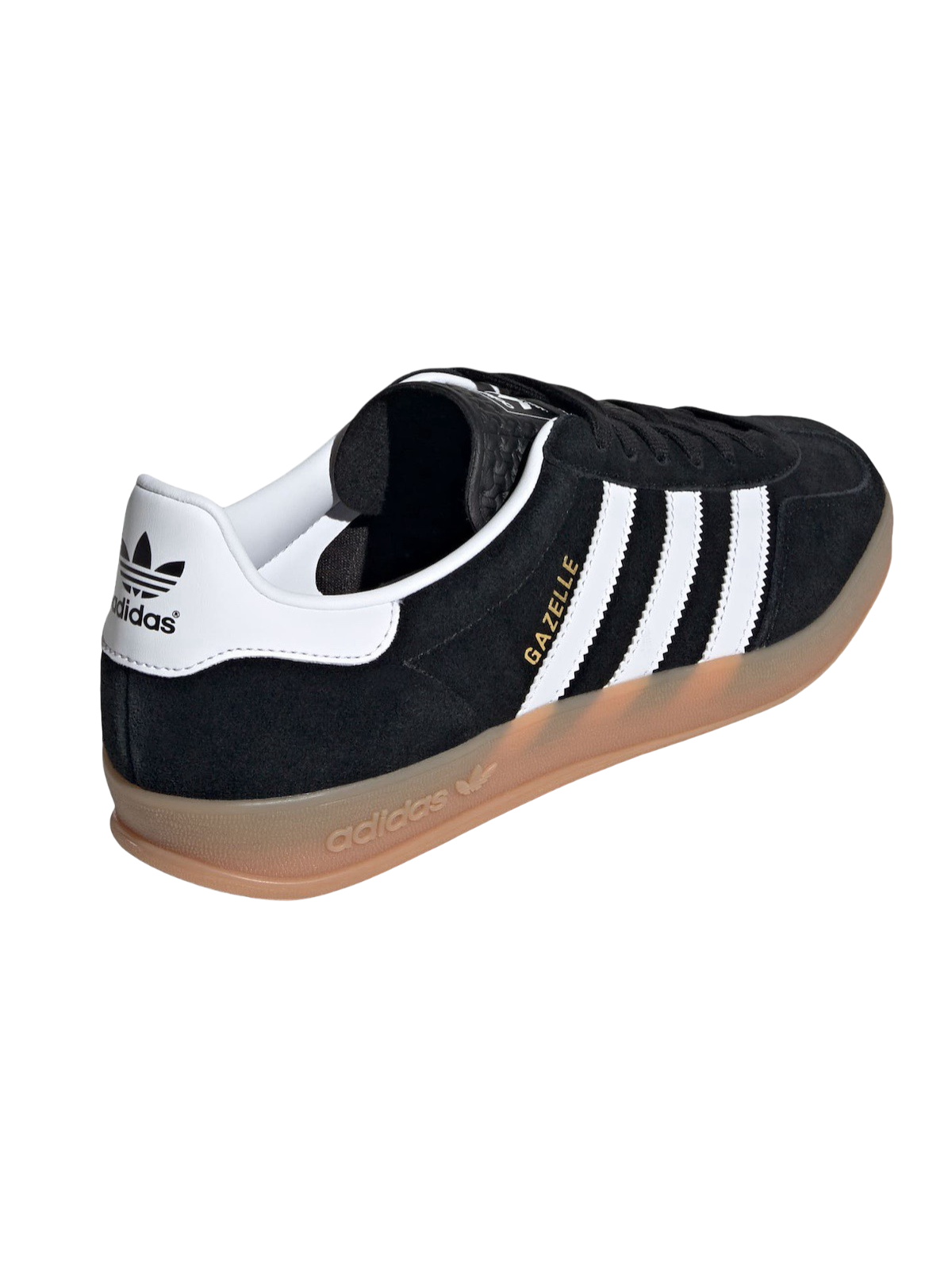 Adidas Originals Men's Gazelle Indoor Sneakers, Core Black / Cloud White / Gum, JI2060