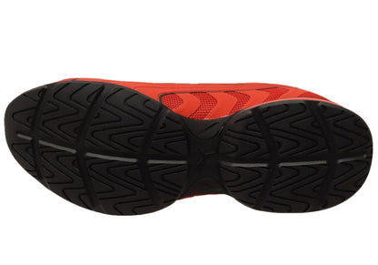 Puma Electro Mens Comfortable Lace Up Shoes Red Black