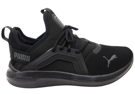 Puma Softride Enzo 5 Mens Comfortable Shoes Black Grey