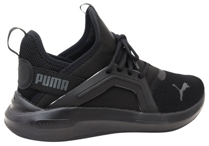 Puma Softride Enzo 5 Mens Comfortable Shoes Black Grey